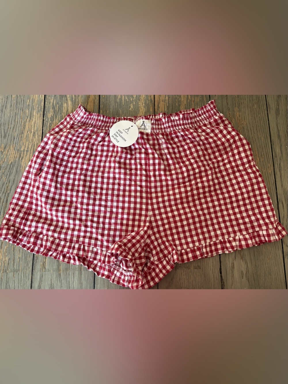 Women's Gingham shorts